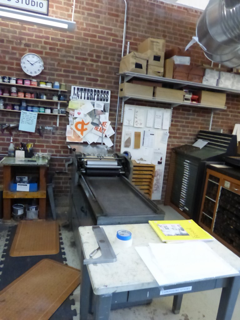 Vandercook Press Amichai Windows