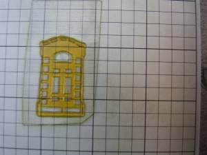 Photopolymer plate - window for "The Amichai Windows"