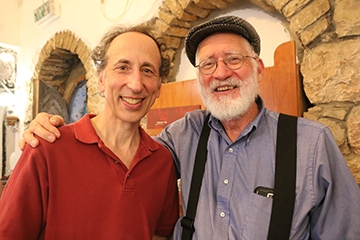 Rick Black with Yehuda Miklaf